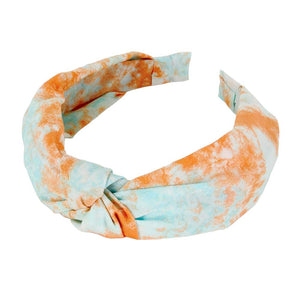 Mint Tie Dye Burnout Knot Headband, Enhance your workout with our expertly crafted headband. Made from high-quality materials, this headband provides a secure and comfortable fit while adding a stylish touch to your look. Its tie-dye pattern adds a trendsetting detail, making it perfect for any fitness enthusiast.