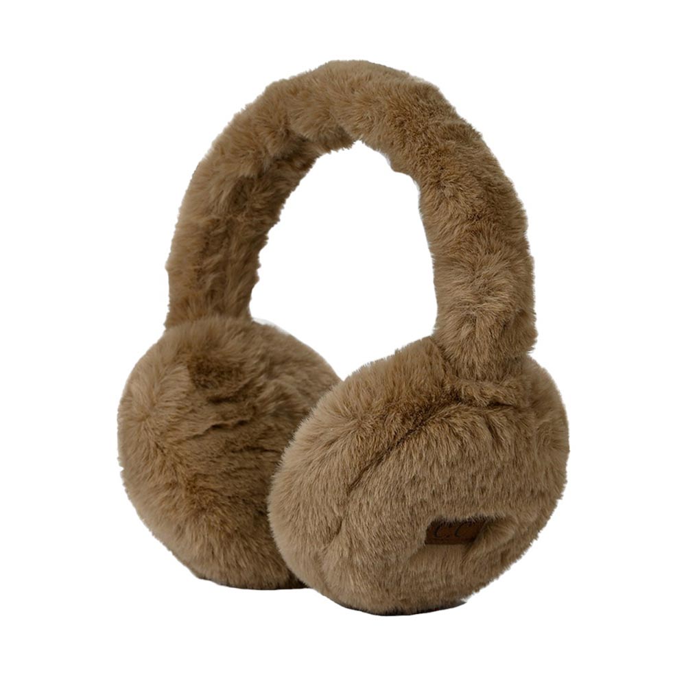 Mocha C.C Faux Fur Must Have Winter Warm Earmuff, features a soft and cozy faux fur outer shell for superior insulation. Its lightweight design and adjustable band make it comfortable to wear. This earmuff will keep you warm in the cold winter months. A thoughtful winter gift idea for friends and family members.