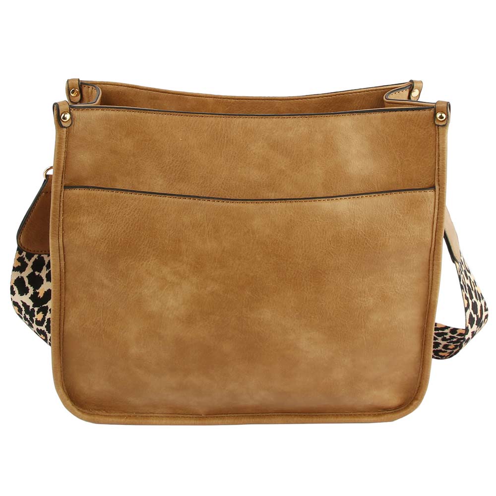 Be ready for your next show or outing with this stylish leopard-patterned guitar strap Mocha crossbody shoulder bag. This bag offers great convenience and comfortable wearability. With adjustable straps, a zipper closure, and a stylish leopard pattern, this is the perfect bag for those who want style and function. 