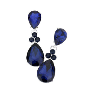 Montana Blue Double Pear Crystal Evening Earrings, these elegant earrings will add an eye-catching sparkle to your look. Crafted with two luxuriously cut pear-shaped crystals, they will bring a sophisticated shimmer to your evening ensemble. An awesome choice for wearing at parties. Perfect gift for Birthdays, anniversaries etc.