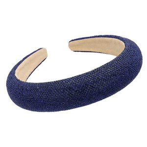 Montana Blue Bling Padded Headband, Indulge in luxury with our special headband. Featuring a beautiful and glamorous design, this headband is adorned with dazzling bling for a touch of elegance. The padded construction ensures comfort during wear, perfect for adding a touch of sophistication to any outfit.