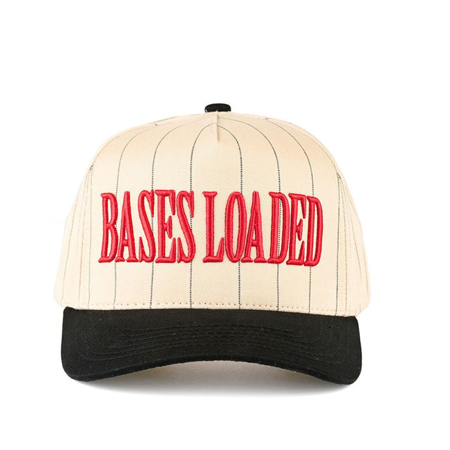 Multi Bring bold, game-ready style to your look with the C.C BASES LOADED two-tone trucker hat, featuring a striking letter stripe pattern that celebrates baseball spirit. Designed with a classic baseball cap shape and breathable mesh back, it offers comfortable wear and an effortlessly sporty finish for everyday outfits.