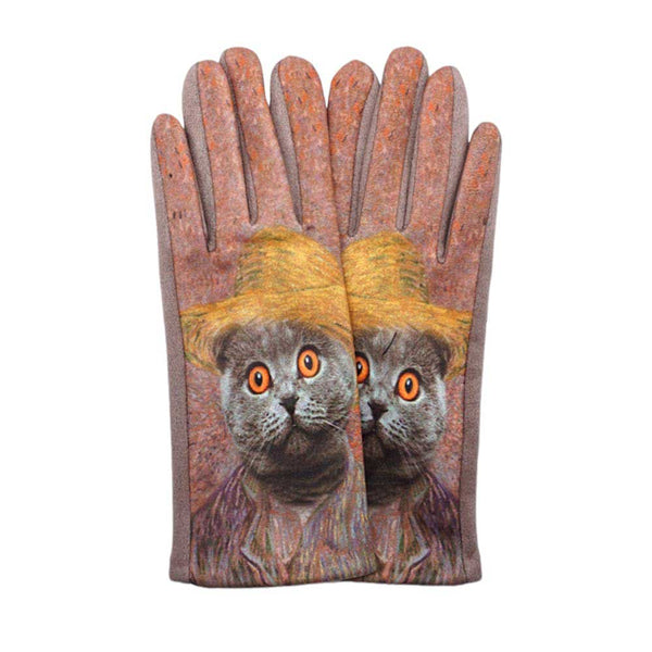 Multi-Cat Printed Smart Gloves are the purrfect solution for keeping your hands warm and connected on cold days. Made with touch screen sensitive fingertips, you can easily use your phone or tablet without taking them off. The adorable cat print adds a fun touch to any outfit.