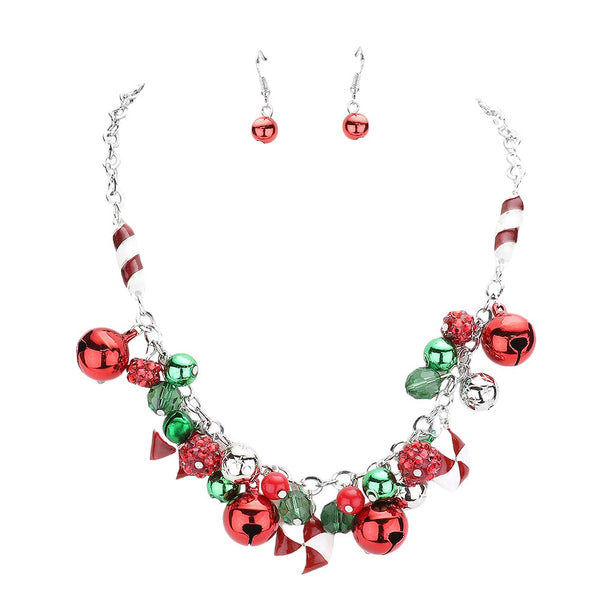 Multi Christmas Jingle Bell Necklace, is beautifully designed with a Christmas theme that will make a glowing touch on everyone. This beautiful necklace is the ultimate representation of your class & beauty. Perfect gift accessory for especially Christmas to your friends, family, and the persons you love and care about.