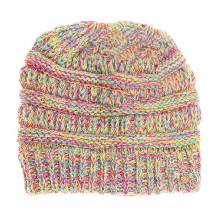 Multi Kids Multi Tone CC Beanie Tail combines vibrant, multi-tone colors with a comfortable fit designed to keep children warm and stylish. The soft, breathable fabric ensures all-day comfort, while the unique tail detail adds a playful, trendy touch. Ideal for outdoor activities or casual wear, this beanie provides both practicality and flair for your child’s wardrobe. 