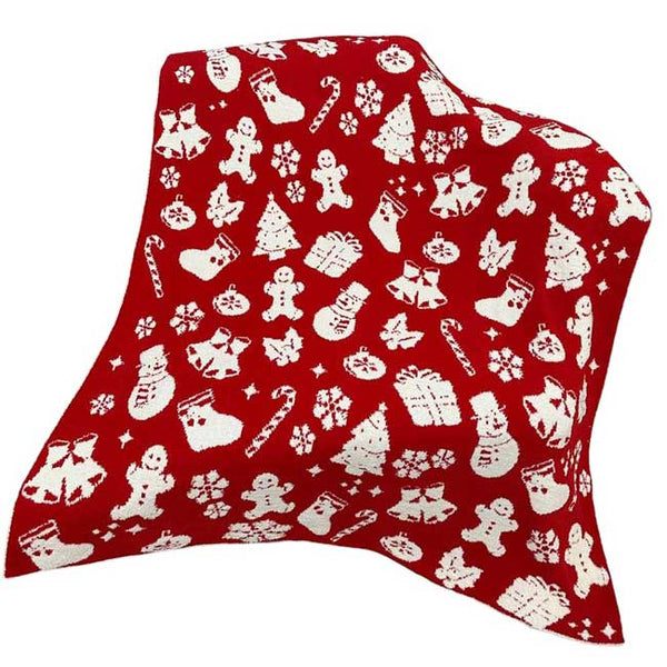 Reversible Christmas Pattern Blanket, is perfect for adding a festive touch to your home. Featuring a reversible design, this blanket is double-sided, with a different festive pattern on each side. The ultra-soft velvet will keep you cozy and comfortable all winter long.