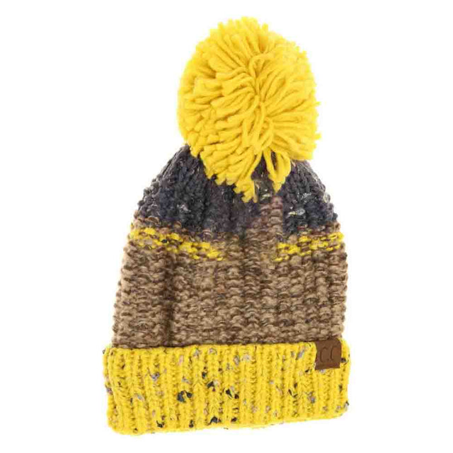 Mustard Fuzzy Lined Flecked Multi Color Pom Beanie combines warmth and style with expert craftsmanship. Featuring a plush fuzzy lining, it ensures superior insulation against cold weather. The flecked multi-color yarn adds a rich texture and visual depth, while the classic pom on top provides a timeless finishing touch. Ideal for both casual and active wear, this beanie delivers reliable comfort and enduring appeal during chilly days. 