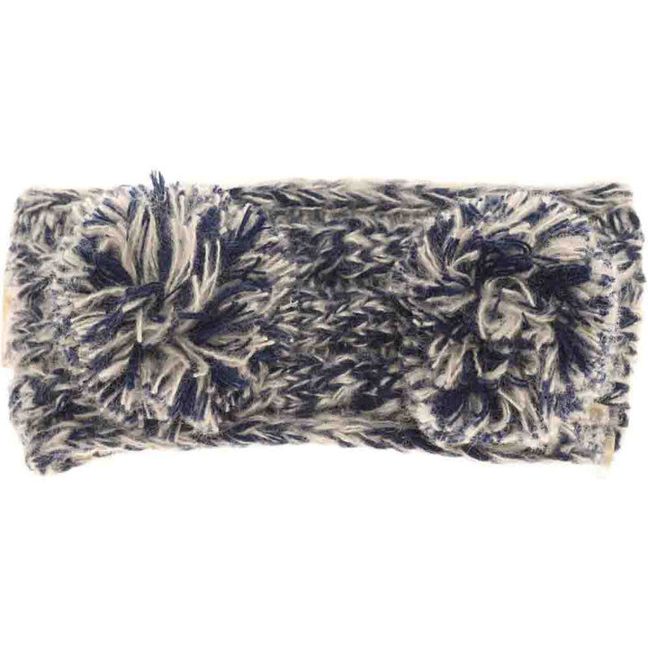 Navy KIDS Multi-tone Double Pom Head Wrap combines functional warmth with playful style. Designed for comfort and durability, it features a soft, stretchy fabric that fits snugly on young heads, while the double pom-poms add a charming, dynamic touch. Perfect for cooler weather, this head wrap keeps children cozy without sacrificing movement or breathability. Its vibrant multi-tone colors effortlessly complement a variety of outfits, making it a practical yet stylish choice for active kids. 