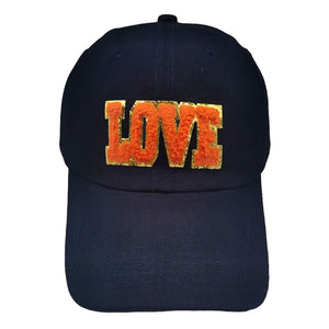Navy Love Message Baseball Cap, features a classic collection to show your love with every step you take and an adjustable back strap to fit most sizes. Expertly embroidered with the words “Love”, this stylish cap is perfect for everyday outings. It's an excellent gift for your friends, family, or loved ones.