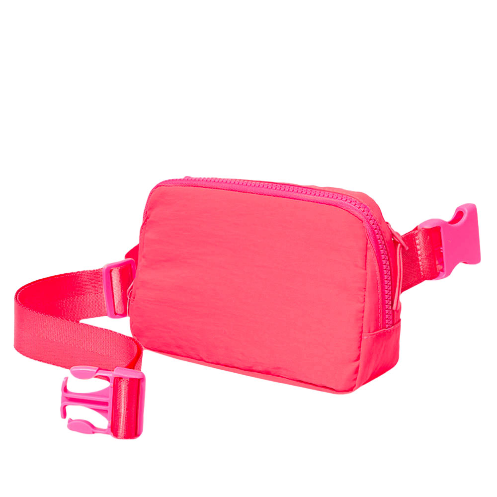 Neon Pink Solid Puffer Sling Bag, show your trendy side with this awesome solid puffer sling bag. It's great for carrying small and handy things. Keep your keys handy & ready for opening doors as soon as you arrive. The adjustable lightweight features room to carry what you need for those longer walks or trips. These Puffer Sling Bag packs for women could keep all your documents, Phone, Travel, Money, Cards, keys, etc., in one compact place, comfortable within arm's reach. Stay comfortable and smart.