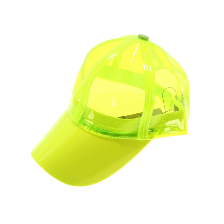 NeonLime PVC CC Baseball Rain Cap is expertly crafted from high-quality waterproof PVC, ensuring superior protection against rain and moisture. Its classic baseball cap design provides a comfortable, secure fit, making it ideal for outdoor activities in wet conditions. Durable and practical, this rain cap combines functionality with a timeless style, keeping you dry without sacrificing comfort.