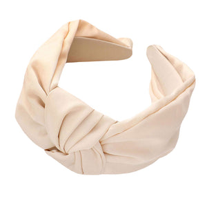 Neutral Beautiful Solid Knot Burnout Headband, be the ultimate trendsetter & be prepared to receive compliments wearing this solid knot headband with all your stylish outfits! Perfect for everyday wear, outdoor festivals, and many more. Awesome gift idea for your loved one or yourself.