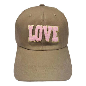Neutral Love Message Baseball Cap, features a classic collection to show your love with every step you take and an adjustable back strap to fit most sizes. Expertly embroidered with the words “Love”, this stylish cap is perfect for everyday outings. It's an excellent gift for your friends, family, or loved ones.
