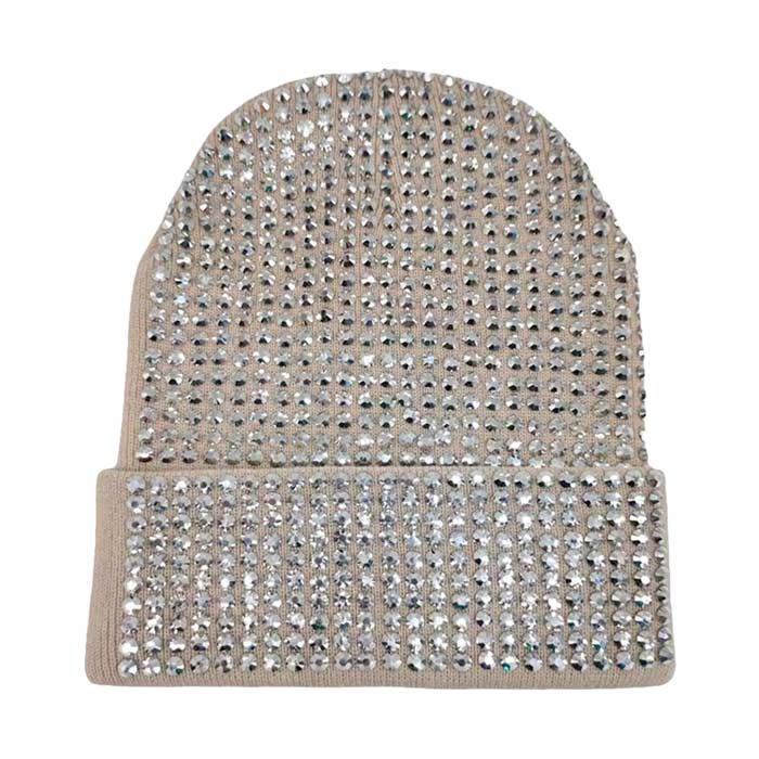 Neutral Solid Knit Beanie Hat, stay warm and fashionable with this studded beanie hat. This is the perfect hat for any stylish outfit or winter dress. Perfect gift for Birthdays, Christmas, Stocking stuffers, Secret Santa, holidays, anniversaries, etc. to your friends, family, or loved ones. Happy Winter!