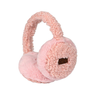 New Rose C.C Faux Fur Sherpa Earmuffs. Stay warm and stylish with these. Crafted with quality faux fur and Sherpa on the inside for ultimate comfort, these earmuffs provide superior insulation and protection from the cold. Their classic and timeless design allows them to easily match with any outfit.
