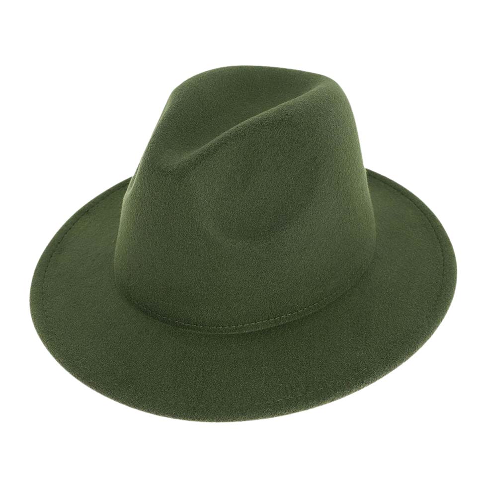 Olive Green Beautiful Solid Panama Hat, a beautiful & comfortable Panama hat is suitable for summer wear to amp up your beauty & make you more comfortable everywhere. It's an excellent hat for wearing while gardening, or any other outdoor activity. It's an excellent gift item for your friends & family or loved ones this summer.