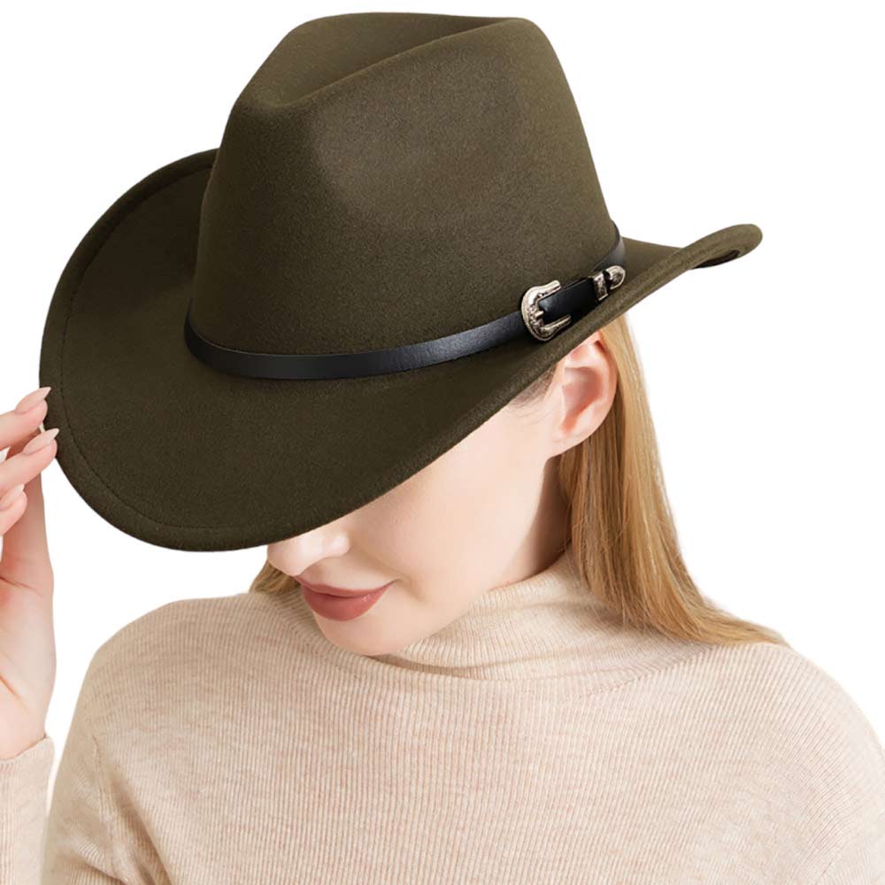 Olive Green Faux Leather Band Solid Fedora Panama Hat, a versatile and timeless accessory that makes for a perfect gift. Crafted with a faux leather band for a touch of sophistication, this hat adds a class to any outfit. Stay in vogue and make a statement with this must-have accessory that's bound to impress. Elevate your style!