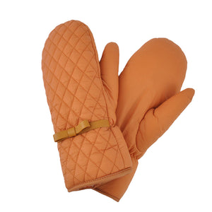 Orange Quilted Puffer Padded Mitten Gloves, are extra warm, cozy, and beautiful mittens that will protect you from the cold weather. Wear gloves or a cover-up as a mitten to make your outfit gorgeous. A beautiful gift for the persons you care about the most. Winter will be more comfortable with this cozy mitten.