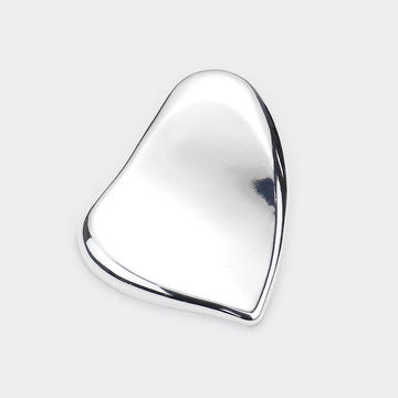 Madeline Love Rhodium Abstract Metal Pendant - Pendant Sets