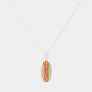 Madeline Love Multi 3D Hot Dog Pendant Necklace - Necklaces