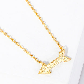 Madeline Love Gold Arrow Metal Pendant Necklaces