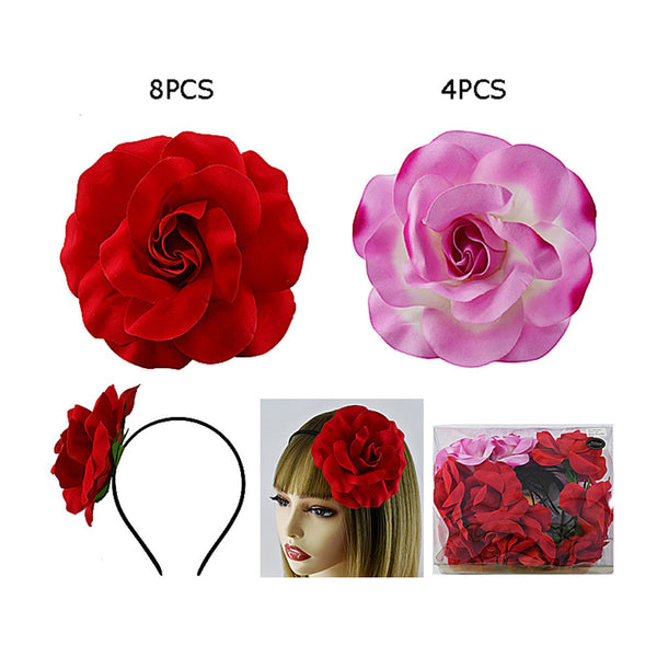 12PCS - Rose Pointed Headbands