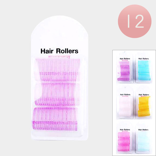 Madeline Love Assorted 12 SET OF 3 - Hair Rollers - Jewelry