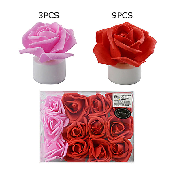 12PCS - Light Up Rose Decorative Lights