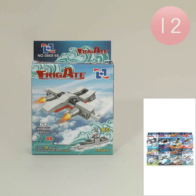 Madeline Love Assorted 12PCS - Frigate Building Block Toys - Kids