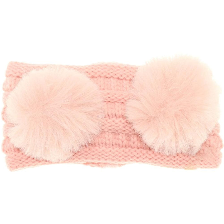 Pale Pink Kids Double Pom CC Headwrap combines playful style with practical design for active children. Crafted from soft, breathable material, it offers a comfortable fit that stays secure throughout the day. Featuring two charming pom-poms, this headwrap adds a whimsical accent while keeping your hair neatly in place. Perfect for enhancing any casual or sporty outfit, it strikes a balance between durability and gentle wear, making it suitable for everyday use.