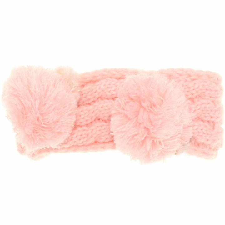 KIDS Solid Double Pom C.C Head Wrap