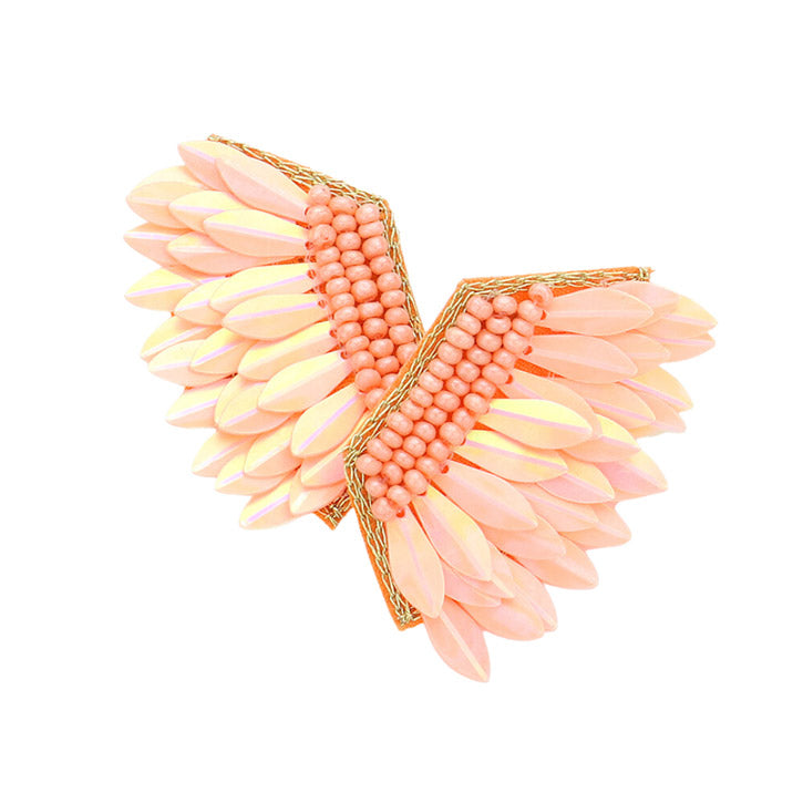 Peach Boho Fringe Beaded Earrings are the perfect accessory to boho-ify your look! They feature a felt backing for comfort, and colorful beading for that added fringe-y flair. Perfect Birthday Gift, Anniversary Gift, Christmas Gift, Regalo Cumpleanos, Regalo Navidad, Aniversario, etc