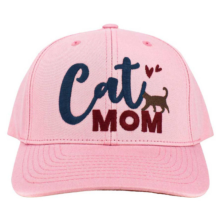 Pink Cat Mom Message Baseball Cap, is the perfect addition to any cat lover's wardrobe. Crafted from quality materials, with an adjustable closure and a curved bill, this cap provides ultimate comfort with a trendy look. Show off your cat-mom pride in style and gift this beautiful piece to other cat lovers. 