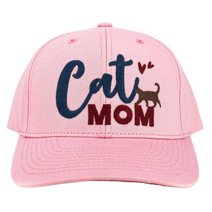 Pink Cat Mom Message Baseball Cap, is the perfect addition to any cat lover's wardrobe. Crafted from quality materials, with an adjustable closure and a curved bill, this cap provides ultimate comfort with a trendy look. Show off your cat-mom pride in style and gift this beautiful piece to other cat lovers. 