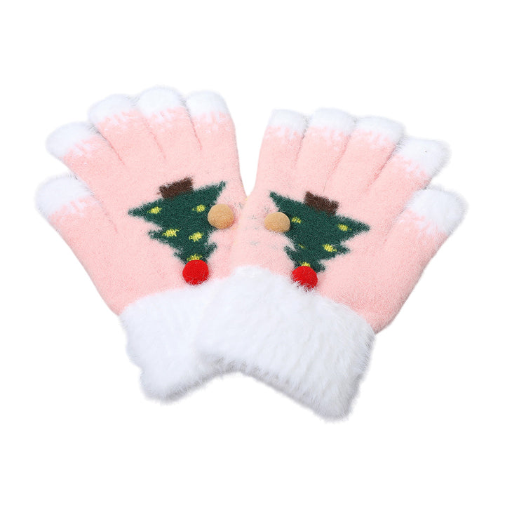 Stay warm in festive style with these adorable fuzzy gloves featuring playful Christmas tree patterns and soft plush cuffs. Perfect for winter outings, holiday parties, or as a charming seasonal gift, these cozy gloves add both comfort and cheer to your cold-weather look.