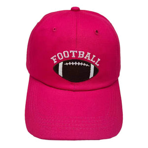 Pink Football Message Baseball Cap, is stylish and practical. Featuring a unique design with a bold "FOOTBALL" printed message, this cap is perfect for any look. This classic football message cap is perfect for everyday outings. It's an excellent gift for your friends, family, or loved ones.