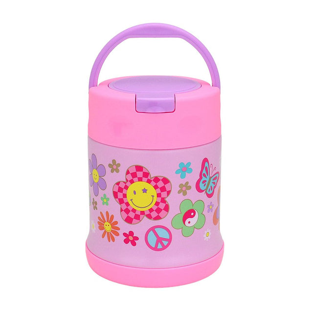 Pink Purple HOT FOCUS insulated food jar is perfect for keeping your meals hot or cold on-the-go. The groovy flower design adds a fun touch, while the insulation ensures your food stays at the desired temperature. This jar is essential for anyone seeking a healthy and convenient lifestyle.