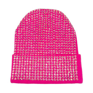 Pink Solid Knit Beanie Hat, stay warm and fashionable with this studded beanie hat. This is the perfect hat for any stylish outfit or winter dress. Perfect gift for Birthdays, Christmas, Stocking stuffers, Secret Santa, holidays, anniversaries, etc. to your friends, family, or loved ones. Happy Winter!