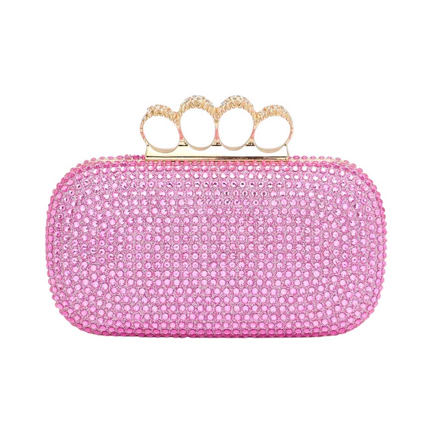 Pink Trendy Bling Rectangle Evening Clutch Crossbody Bag, is beautifully designed and fit for all special occasions & places. Its catchy and awesome appurtenance drags everyone's attraction to you at any place & occasion. Perfect gift ideas for a Birthday, Christmas, Anniversary, Valentine's Day, and all special occasions.