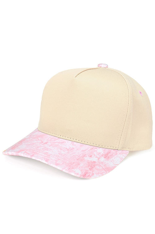 C.C Women's Two Tone Canvas Trucker Cap Hat - Pink