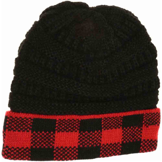 Red-Black- Buffalo Check Knit CC Beanie delivers expert-level warmth and style, combining a durable knit construction with a classic buffalo check pattern. Engineered for a comfortable, snug fit, this beanie provides reliable insulation while enhancing casual and outdoor ensembles with its timeless design. Its quality craftsmanship ensures lasting wear, making it an essential accessory for cold-weather seasons.