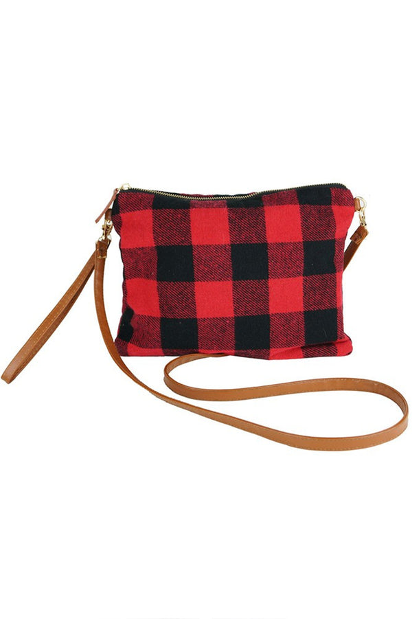 Buffalo Check Crossbody Clutch Bag combines classic pattern with practical design, offering a versatile accessory for everyday use. Its compact size and crossbody strap provide hands-free convenience, while the durable fabric ensures long-lasting wear. Ideal for carrying essentials securely, this clutch adds a timeless touch to any outfit with its distinctive buffalo check pattern. 