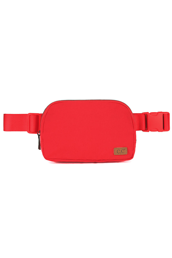 Red C.C. Waterproof Mini Fanny Belt Bag is the perfect accessory for any adventure. The waterproof material ensures your belongings stay dry, while the compact size and secure belt keep them close and safe. Ideal for outdoor activities or travelling, this bag is a must-have for any on-the-go individual.