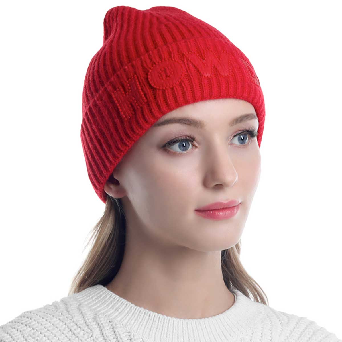 Red Howdy Message Knit Beanie Hat, wear this beautiful beanie hat with any ensemble for the perfect finish before running out the door into the cool air. It perfectly meets your chosen goal.  Perfect gift item for Birthdays, Christmas, Stocking stuffers, Secret Santa, holidays, anniversaries, Valentine's Day, etc. 