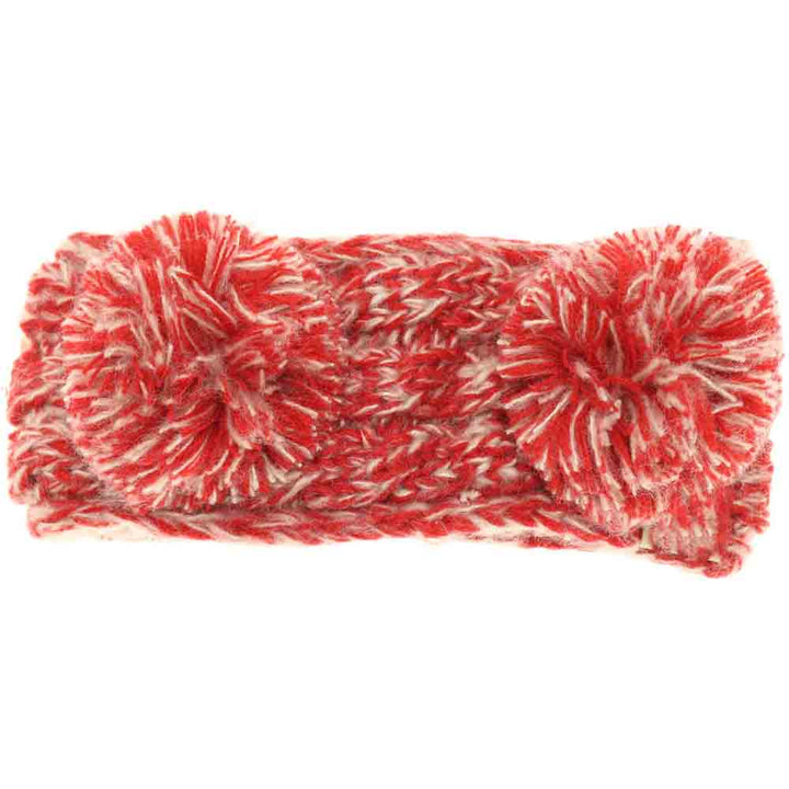 Red KIDS Multi-tone Double Pom Head Wrap combines functional warmth with playful style. Designed for comfort and durability, it features a soft, stretchy fabric that fits snugly on young heads, while the double pom-poms add a charming, dynamic touch. Perfect for cooler weather, this head wrap keeps children cozy without sacrificing movement or breathability. Its vibrant multi-tone colors effortlessly complement a variety of outfits, making it a practical yet stylish choice for active kids. 