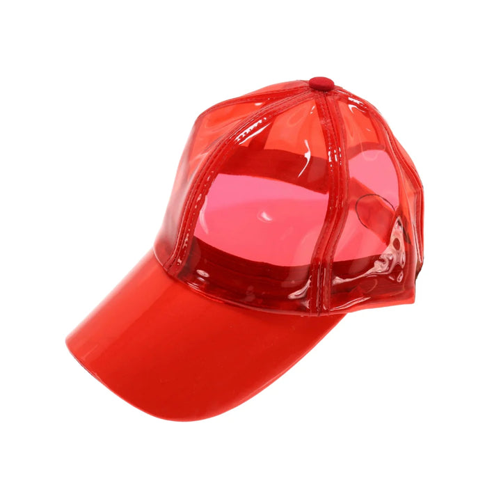 Red PVC CC Baseball Rain Cap is expertly crafted from high-quality waterproof PVC, ensuring superior protection against rain and moisture. Its classic baseball cap design provides a comfortable, secure fit, making it ideal for outdoor activities in wet conditions. Durable and practical, this rain cap combines functionality with a timeless style, keeping you dry without sacrificing comfort.