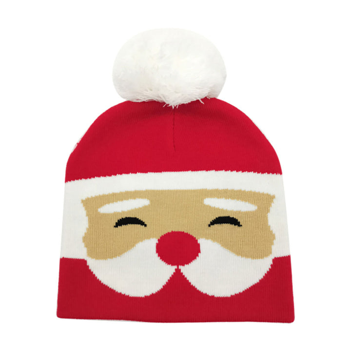 Red Santa Claus Pom Pom Beanie Hat is perfect for the winter season. Featuring a festive Christmas theme, designed with a pom pom, this hat is sure to make a statement. The unique design adds a festive touch to any outfit. Perfect gift for Christmas, Stocking stuffers, Secret Santa, holidays, anniversaries, etc.