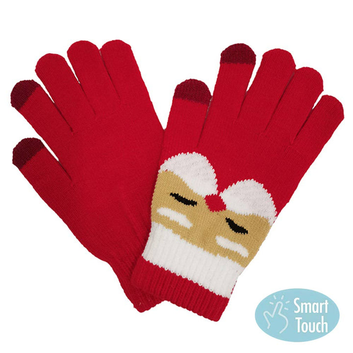 Red Santa Smart Touch Gloves, are the perfect winter accessory. These gloves feature a special conductive inner lining, allowing you to use touch screen devices without exposing your hands to the cold. They also provide insulation to help keep your hands warm. The perfect solution for staying connected while staying cozy!