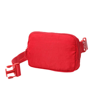 Red Solid Puffer Sling Bag, show your trendy side with this awesome solid puffer sling bag. It's great for carrying small and handy things. Keep your keys handy & ready for opening doors as soon as you arrive. The adjustable lightweight features room to carry what you need for those longer walks or trips. These Puffer Sling Bag packs for women could keep all your documents, Phone, Travel, Money, Cards, keys, etc., in one compact place, comfortable within arm's reach. Stay comfortable and smart.