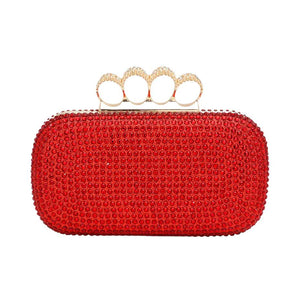 Red Trendy Bling Rectangle Evening Clutch Crossbody Bag, is beautifully designed and fit for all special occasions & places. Its catchy and awesome appurtenance drags everyone's attraction to you at any place & occasion. Perfect gift ideas for a Birthday, Christmas, Anniversary, Valentine's Day, and all special occasions.